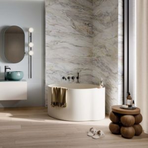 SENSI NUANCE QUARTZITE FUSION ET BOIS POETRY ECRU